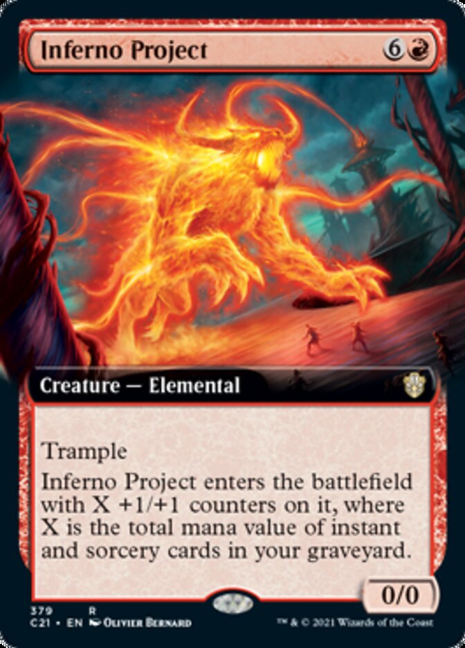 Inferno Project (Extended Art) [Commander 2021] | Good Games Morley