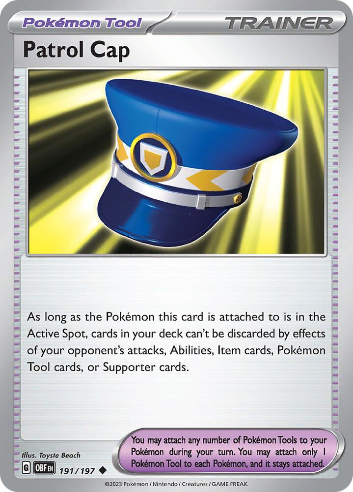 Patrol Cap 191/197 (SV03: Obsidian Flames)  | Good Games Morley