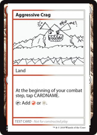 Aggressive Crag (2021 Edition) [Mystery Booster Playtest Cards] | Good Games Morley