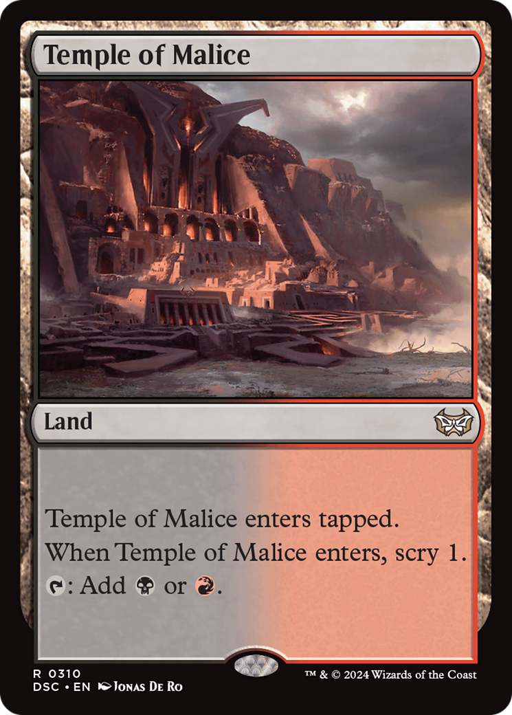 Temple of Malice [Duskmourn: House of Horror Commander] | Good Games Morley