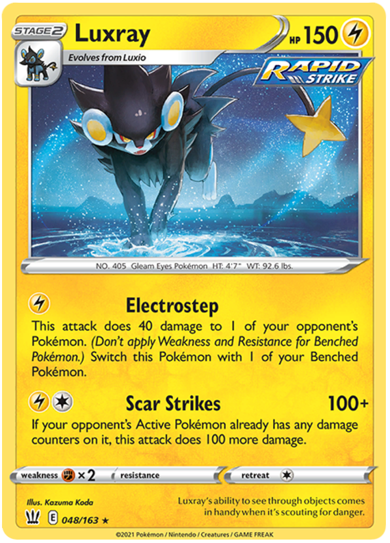 Luxray (048/163) [Sword & Shield: Battle Styles] | Good Games Morley