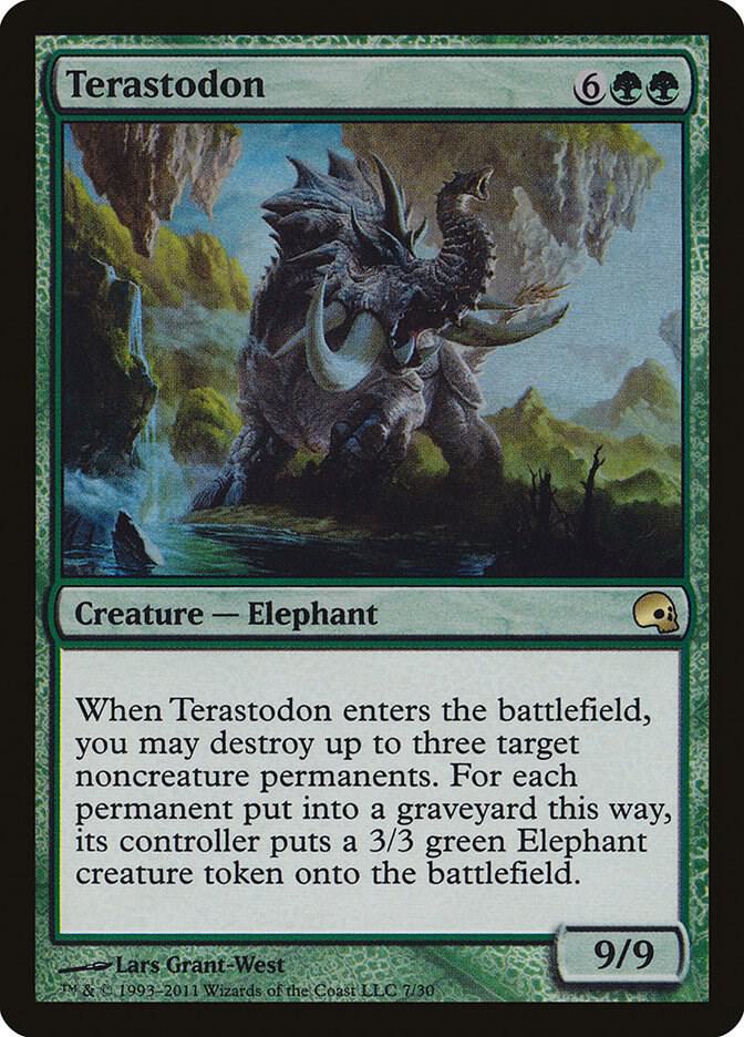 Terastodon 7/50 (Premium Deck Series: Graveborn)  - Foil | Good Games Morley