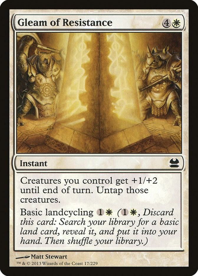 Gleam of Resistance 17/229 (Modern Masters)  - Foil | Good Games Morley