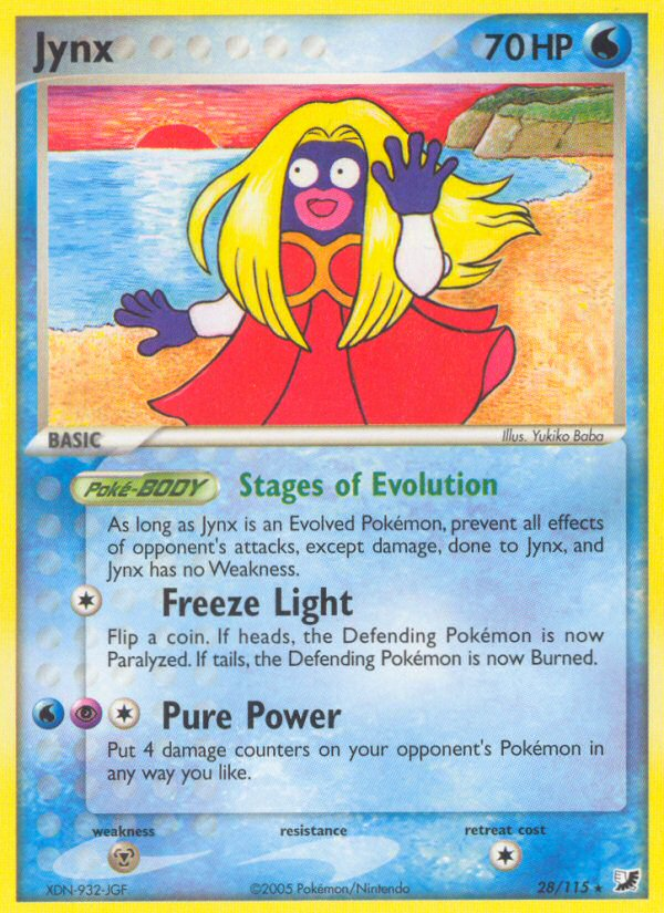 Jynx (28/115) [EX: Unseen Forces] | Good Games Morley