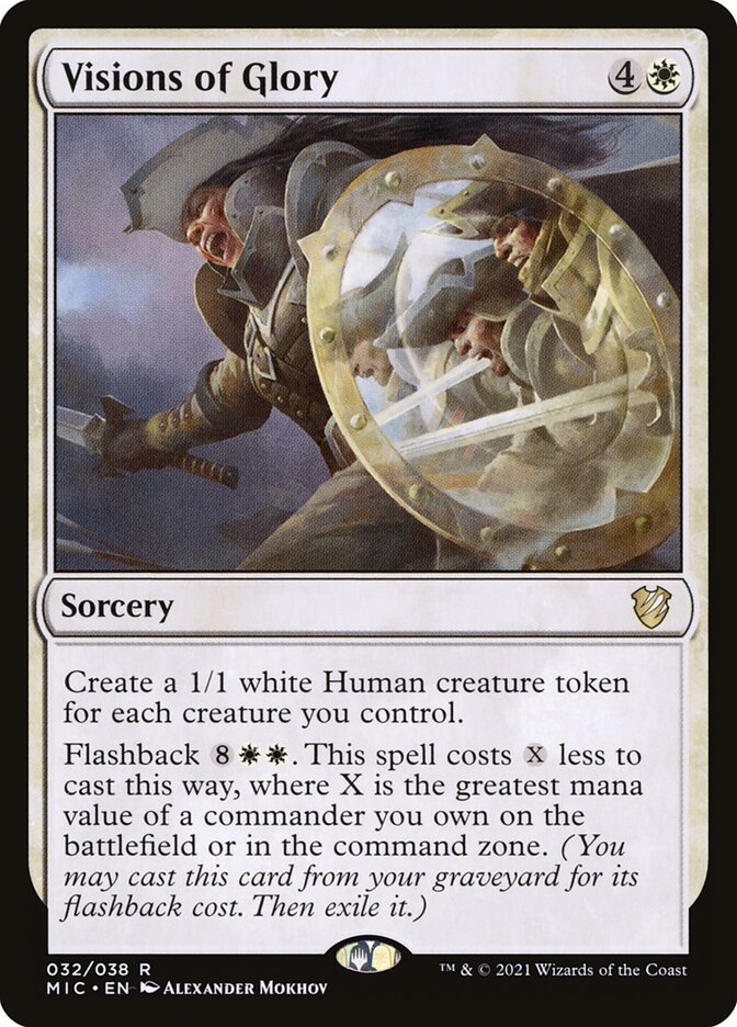 Visions of Glory 32/38 (Commander: Innistrad: Midnight Hunt)  | Good Games Morley