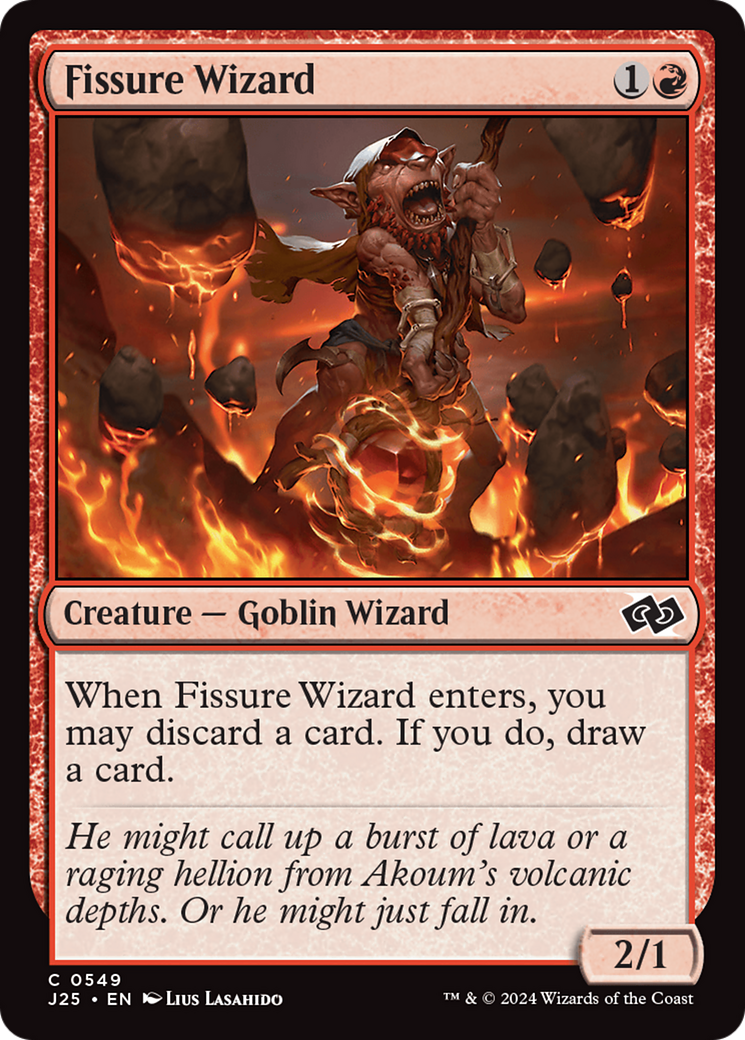 Fissure Wizard [Foundations Jumpstart] | Good Games Morley