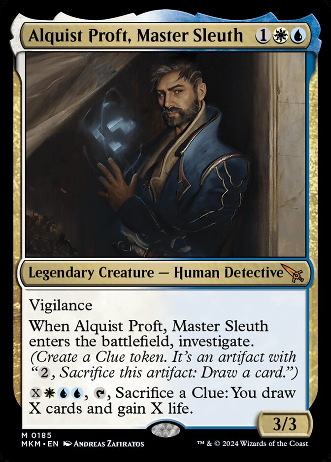Alquist Proft, Master Sleuth 185 (Murders at Karlov Manor)  - Foil | Good Games Morley