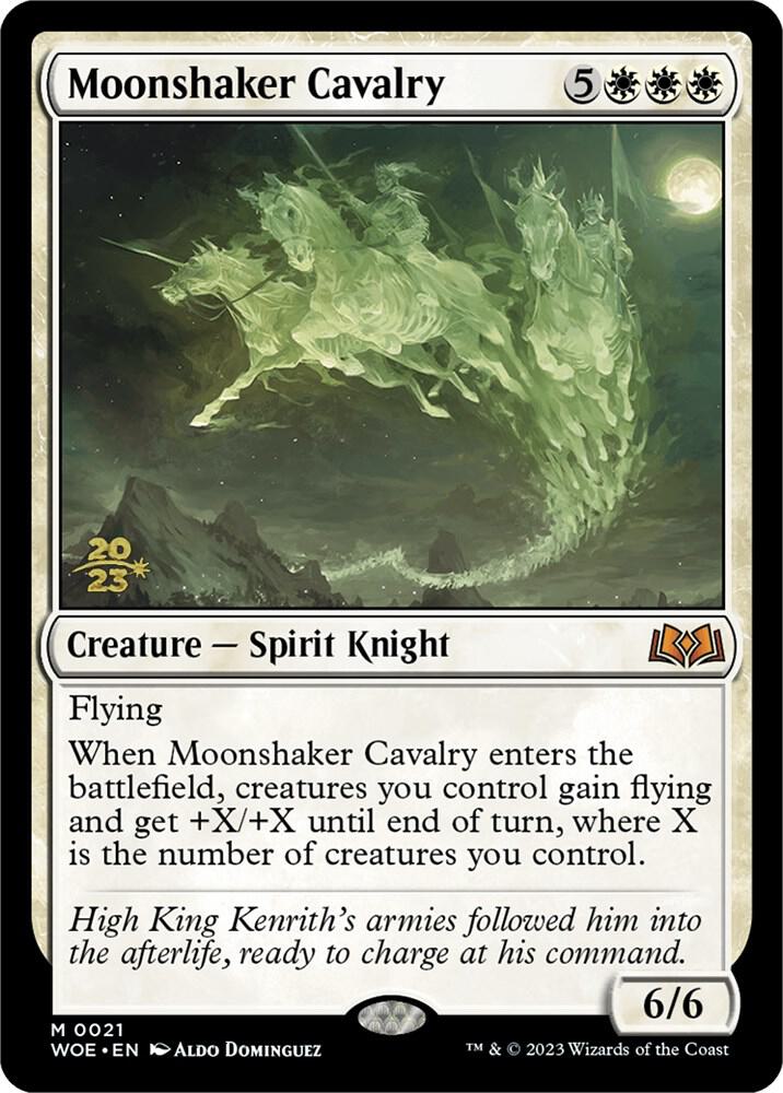 Moonshaker Cavalry 21s/200 (Prerelease Cards)  - Foil | Good Games Morley