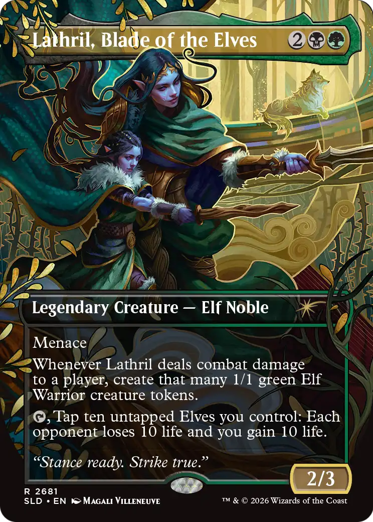 Lathril, Blade of the Elves [Secret Lair Drop Series] | Good Games Morley