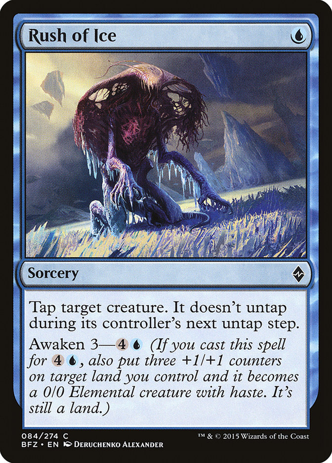 Rush of Ice 84/274 (Battle for Zendikar)  | Good Games Morley