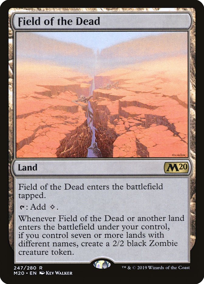 Field of the Dead 247/280 (Core Set 2020)  - Foil | Good Games Morley