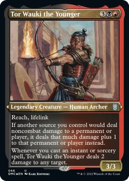 Tor Wauki the Younger 68 (Commander: Dominaria United)  - Etched Foil | Good Games Morley