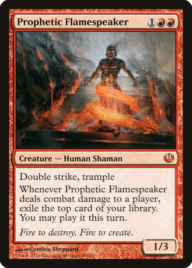 Prophetic Flamespeaker 106/165 (Journey Into Nyx)  | Good Games Morley