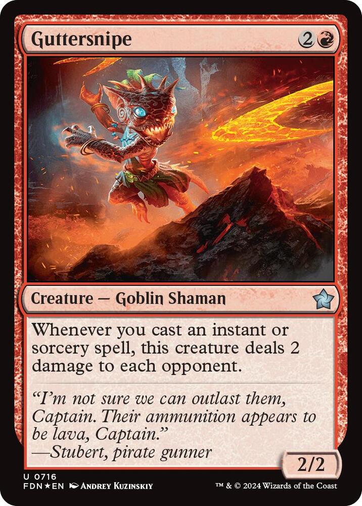 Guttersnipe 716/291 (Foundations)  - Foil | Good Games Morley