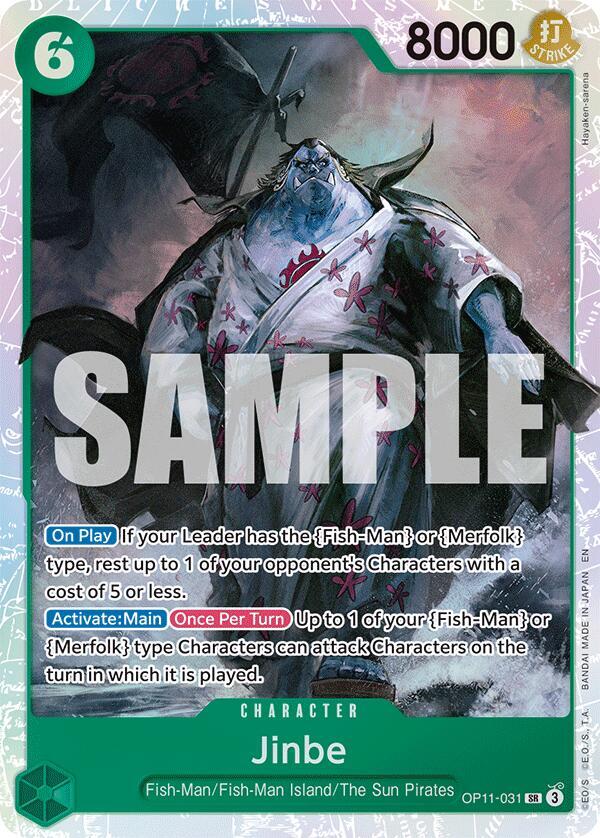 Jinbe OP11-031 (A Fist of Divine Speed)  - Foil | Good Games Morley