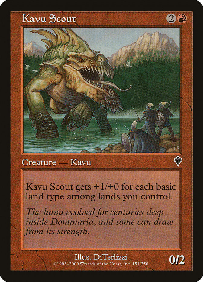 Kavu Scout 151/350 (Invasion)  | Good Games Morley