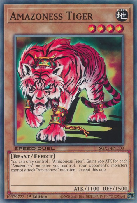 Amazoness Tiger [SGX3-END03] Common | Good Games Morley