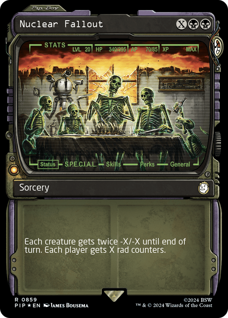 Nuclear Fallout (Showcase) (Surge Foil) [Fallout] | Good Games Morley