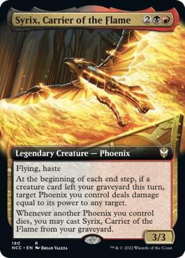 Syrix Carrier of the Flame Extended Art 180/93 (Commander: Streets of New Capenna)  | Good Games Morley