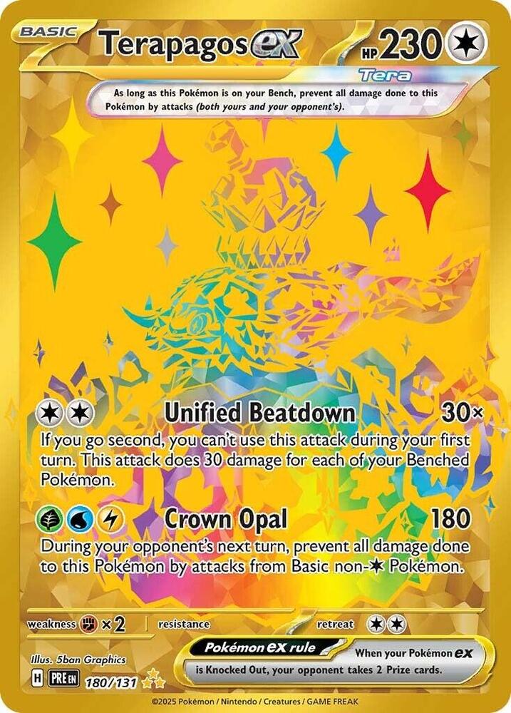 Terapagos ex (180/131) [Scarlet & Violet: Prismatic Evolutions] | Good Games Morley
