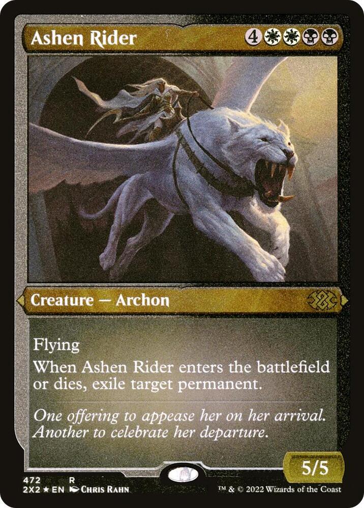 Ashen Rider Foil Etched 472 (Double Masters 2022)  - Foil | Good Games Morley