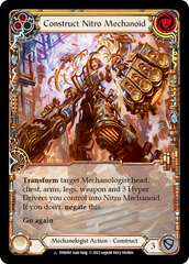 Construct Nitro Mechanoid // Nitro Mechanoid (Marvel) [DYN092] (Dynasty)  Cold Foil | Good Games Morley