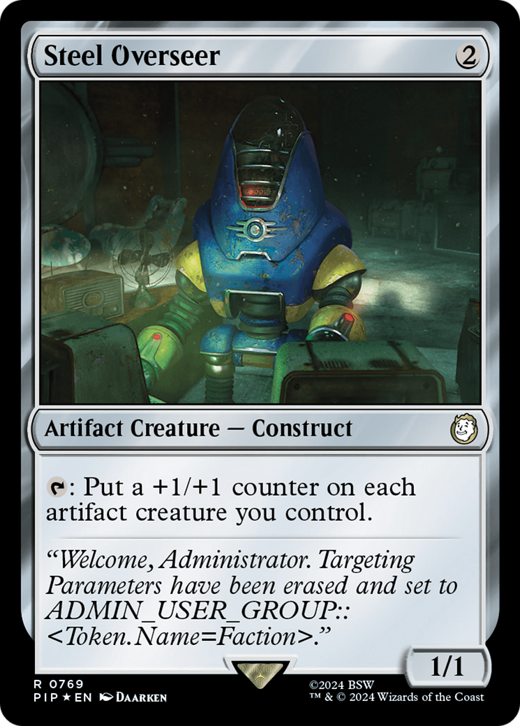Steel Overseer (Surge Foil) [Fallout] | Good Games Morley