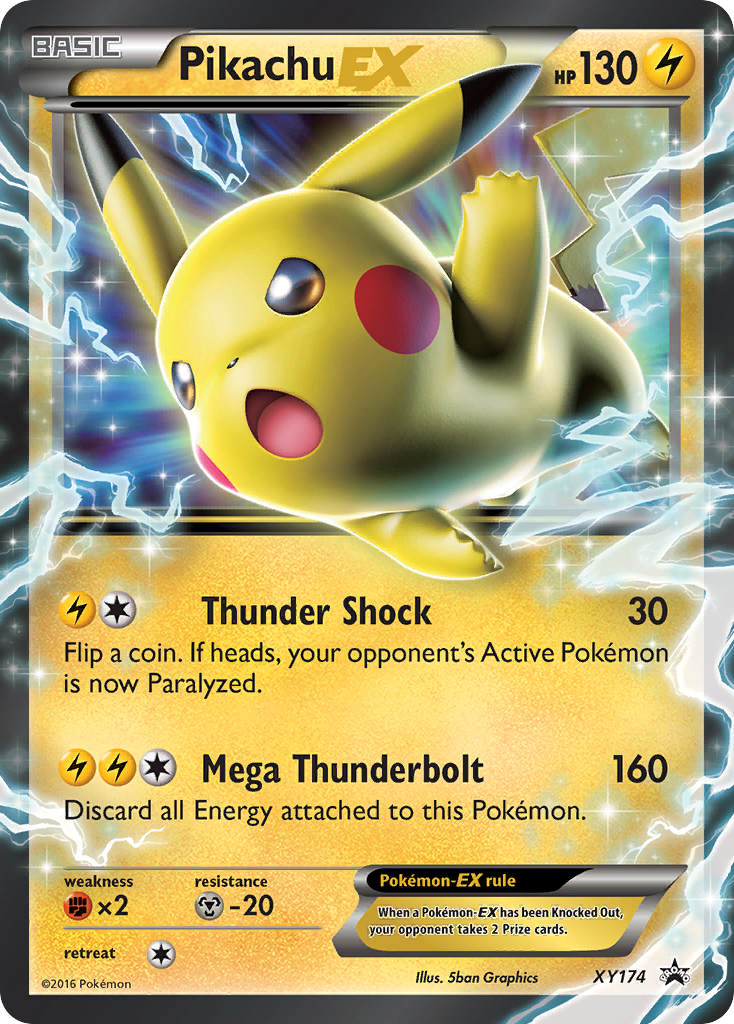Pikachu EX (XY174) [XY: Black Star Promos] | Good Games Morley