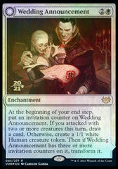 Wedding Announcement // Wedding Festivity [Innistrad: Crimson Vow Prerelease Promos] | Good Games Morley