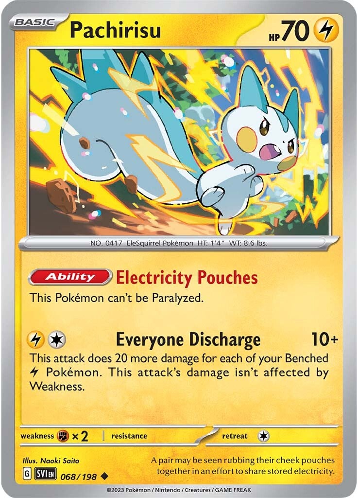 Pachirisu (068/198) [Scarlet & Violet: Base Set] | Good Games Morley