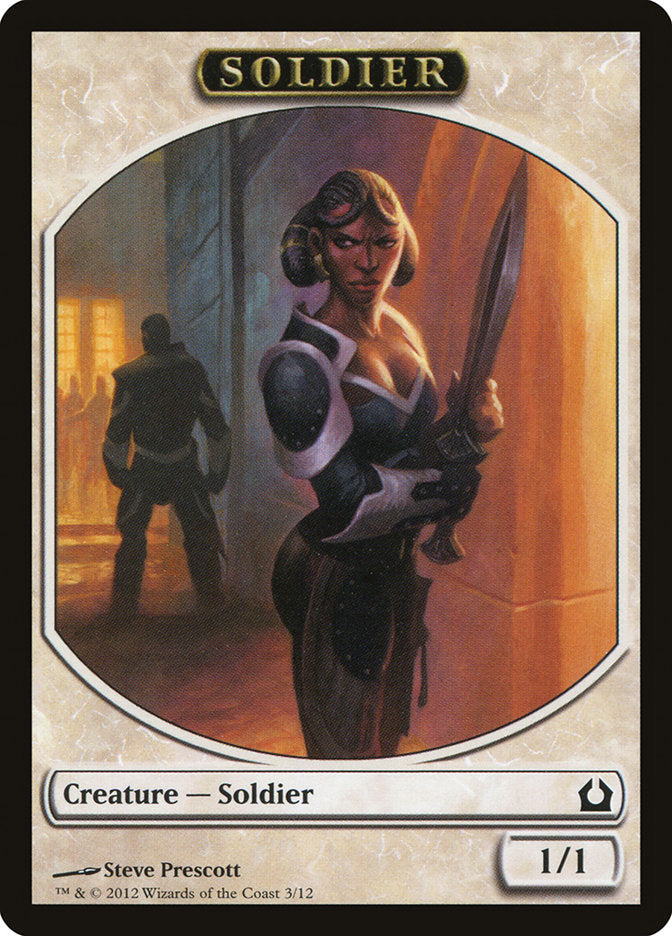 Soldier Token [Return to Ravnica Tokens] | Good Games Morley