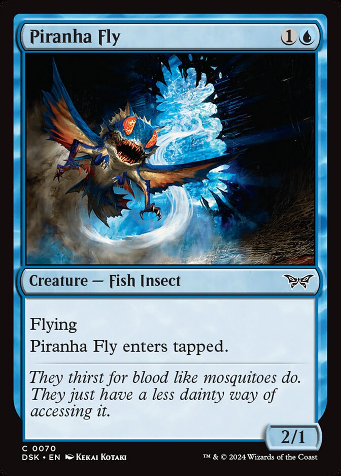 Piranha Fly 70/286 (Duskmourn: House of Horror)  - Foil | Good Games Morley