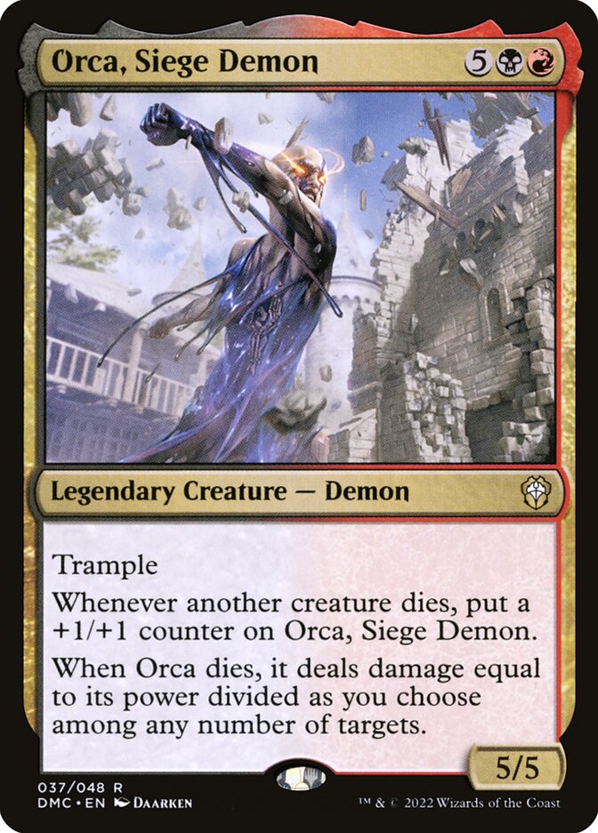 Orca, Siege Demon 37 (Commander: Dominaria United)  - Foil | Good Games Morley