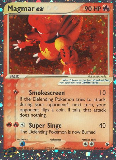 Magmar ex (100/109) [EX: Ruby & Sapphire] | Good Games Morley