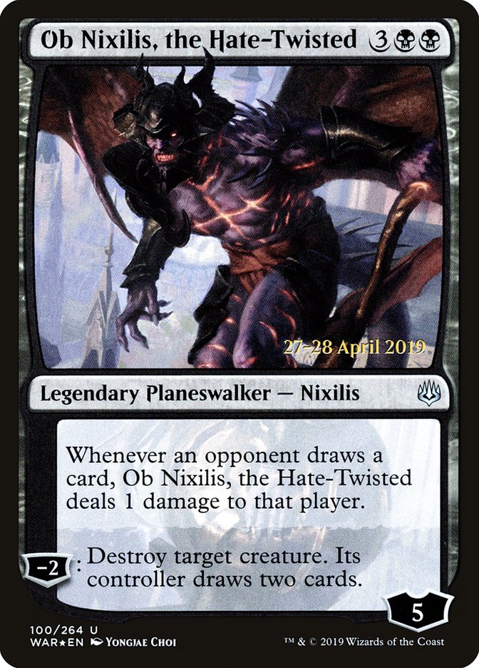Ob Nixilis, the Hate-Twisted [War of the Spark Prerelease Promos] | Good Games Morley