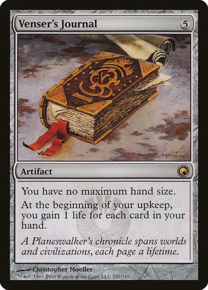 Venser's Journal 220/249 (Scars of Mirrodin)  | Good Games Morley