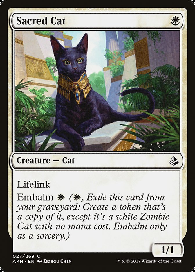 Sacred Cat 27/269 (Amonkhet)  | Good Games Morley