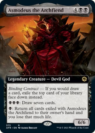 Asmodeus the Archfiend (Extended Art) [Dungeons & Dragons: Adventures in the Forgotten Realms] | Good Games Morley