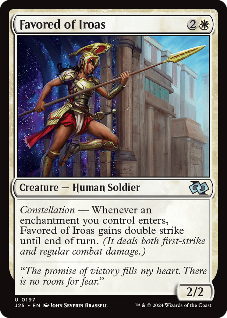 Favored of Iroas [Foundations Jumpstart] | Good Games Morley