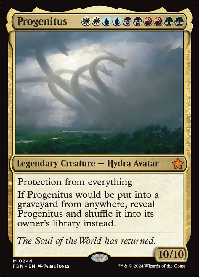 Progenitus 244 (Foundations)  - Foil | Good Games Morley