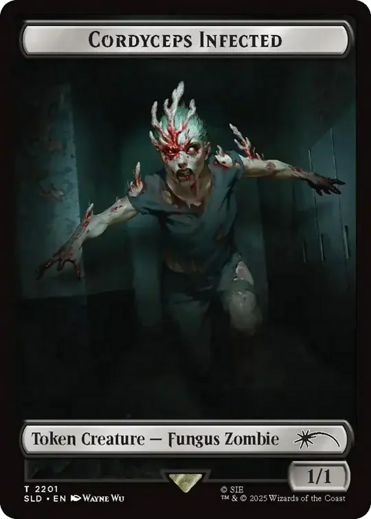 Cordyceps Infected Token (2201) [Secret Lair Drop Series] | Good Games Morley