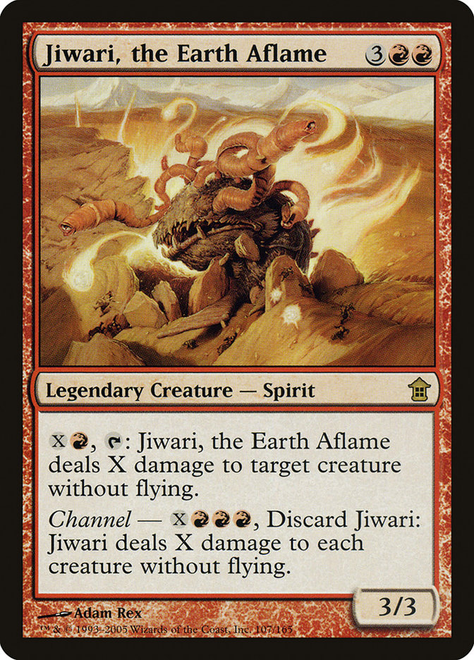 Jiwari, the Earth Aflame [Saviors of Kamigawa] | Good Games Morley
