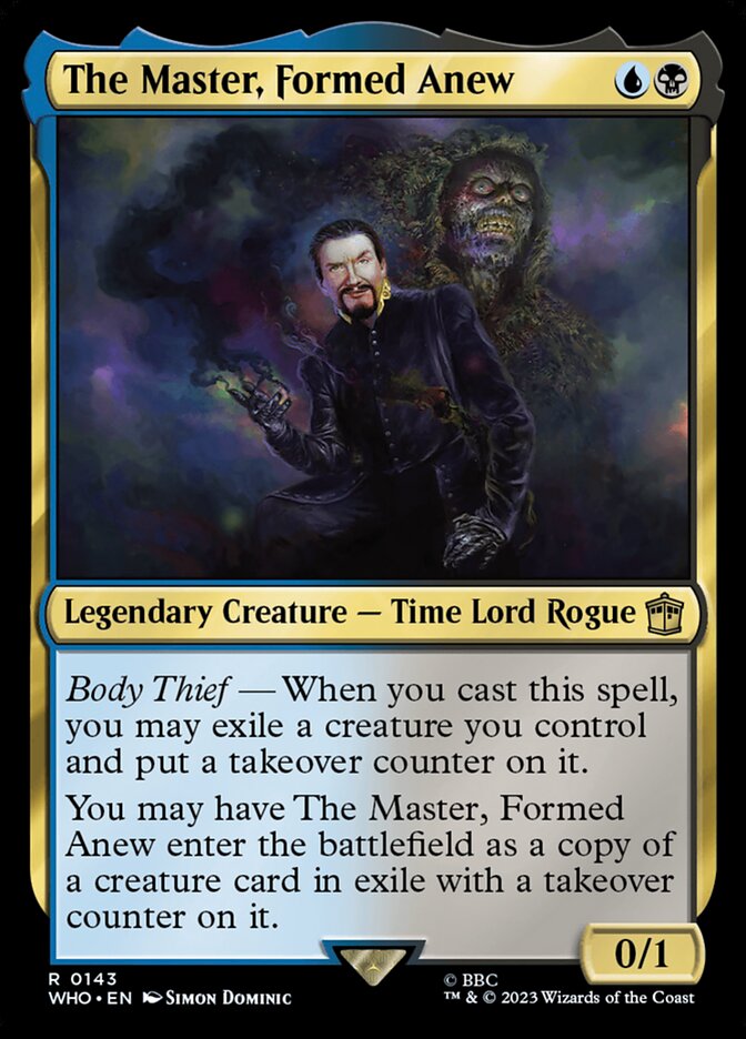 The Master, Formed Anew 143/331 (Universes Beyond: Doctor Who)  - Foil | Good Games Morley