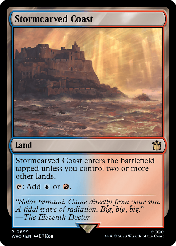 Stormcarved Coast (Surge Foil) [Doctor Who] | Good Games Morley