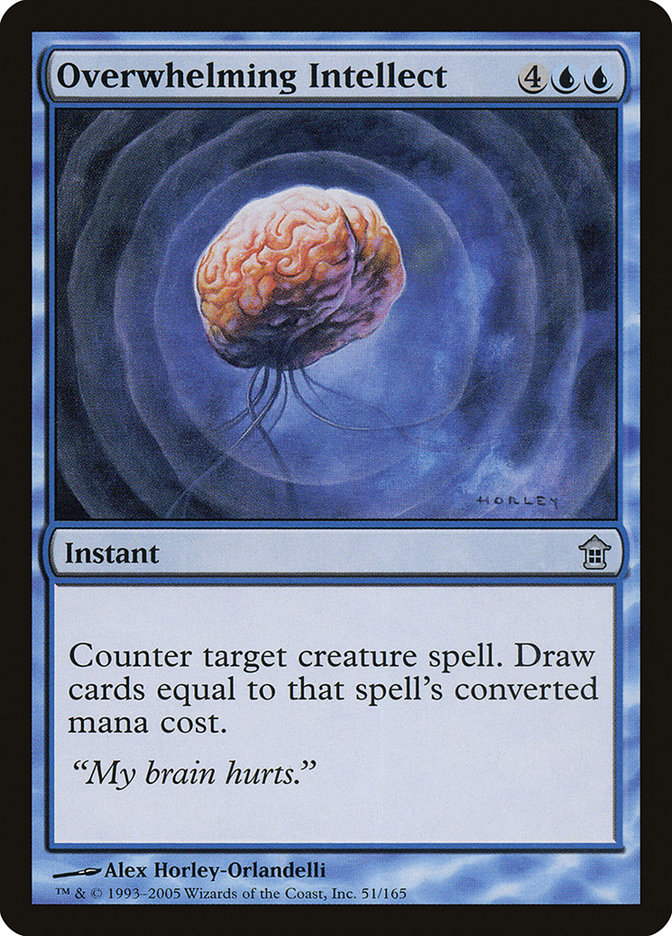 Overwhelming Intellect [Saviors of Kamigawa] | Good Games Morley