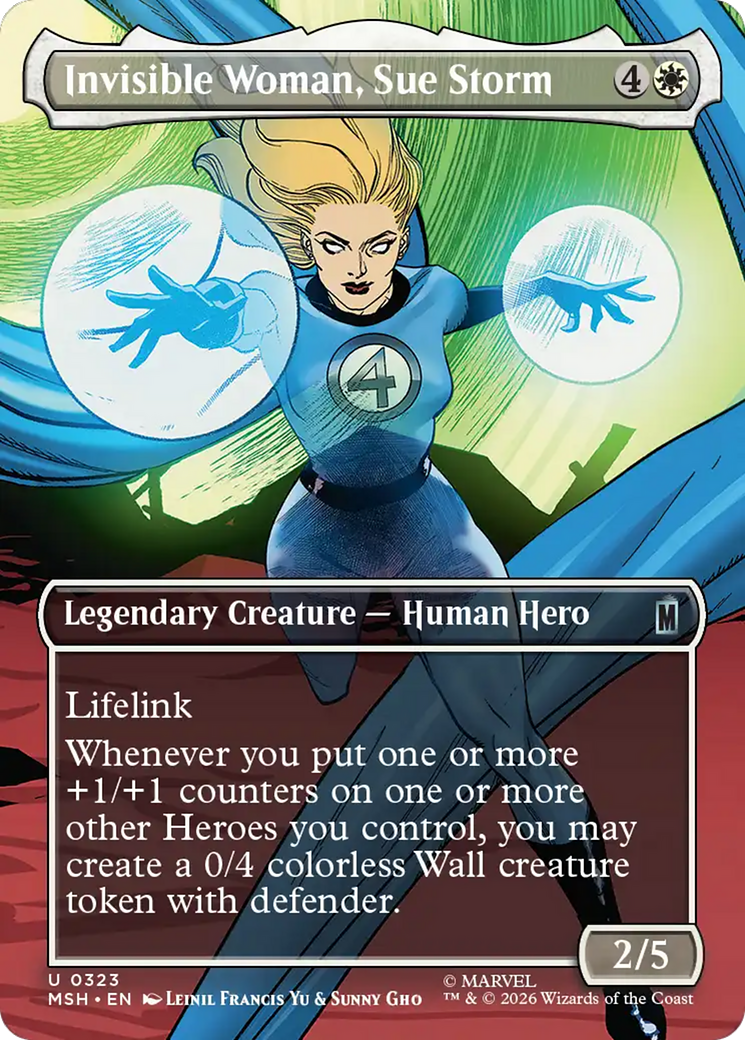 Invisible Woman, Sue Storm (Borderless) [Marvel Super Heroes] | Good Games Morley