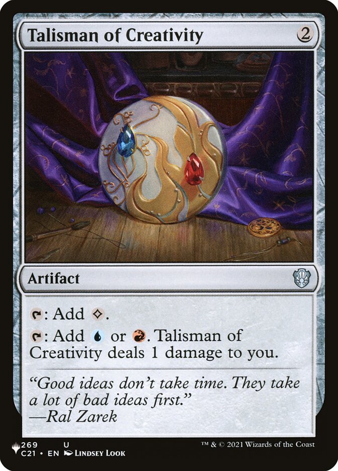 Talisman of Creativity [Secret Lair: Heads I Win, Tails You Lose] | Good Games Morley