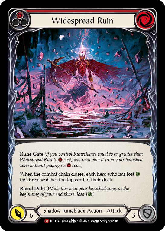 Widespread Ruin [DTD139] (Dusk Till Dawn)  Rainbow Foil | Good Games Morley