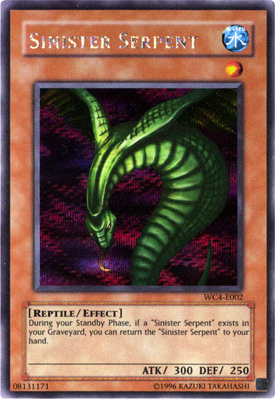 Sinister Serpent [WC4-E002] Prismatic Secret Rare | Good Games Morley