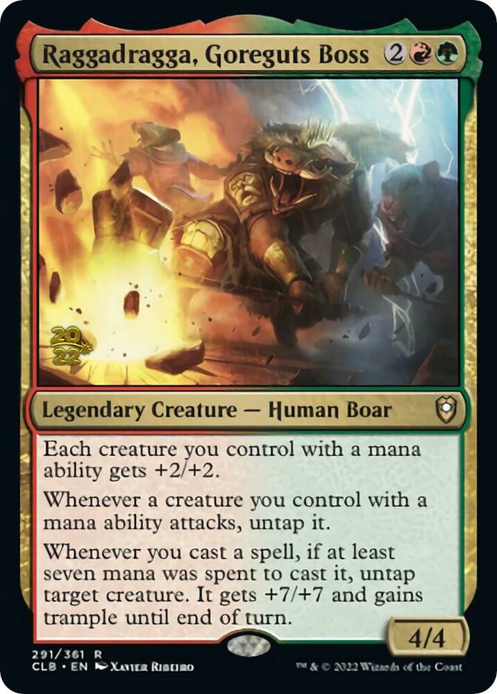 Raggadragga Goreguts Boss 291s/108 (Prerelease Cards)  - Foil | Good Games Morley
